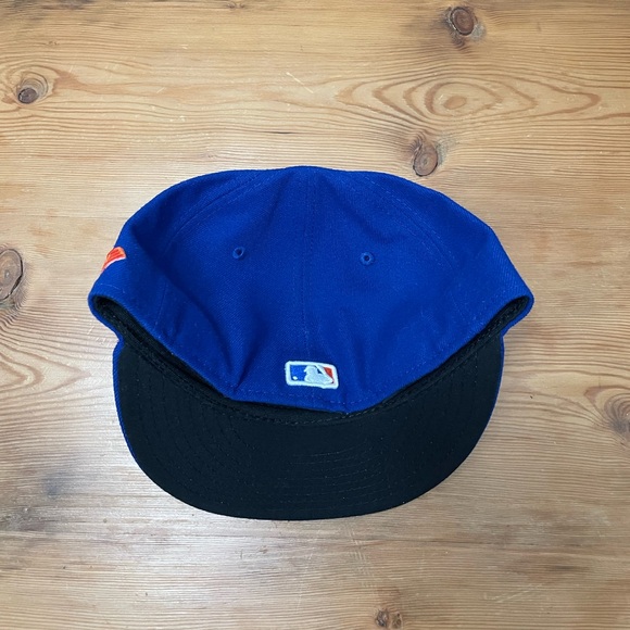 New York Mets MLB on-field hat - fitted size 7 - Picture 2 of 3